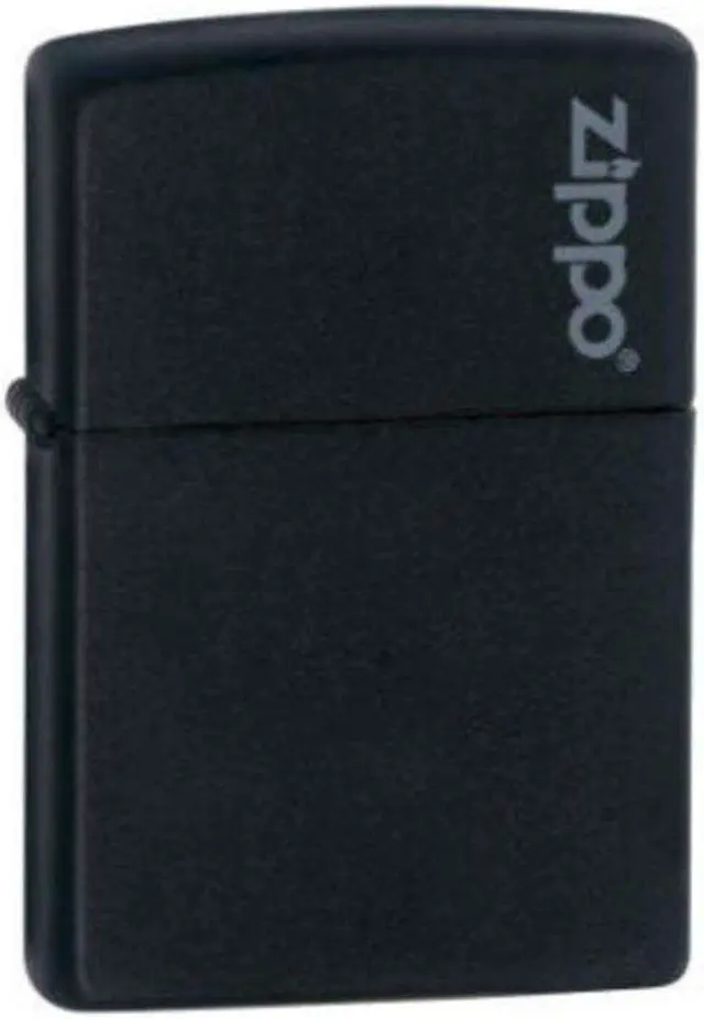 Alt view image 8 of 20 - Zippo Matte Black with Logo Lighter