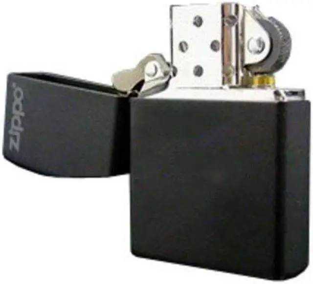 Alt view image 6 of 20 - Zippo Matte Black with Logo Lighter