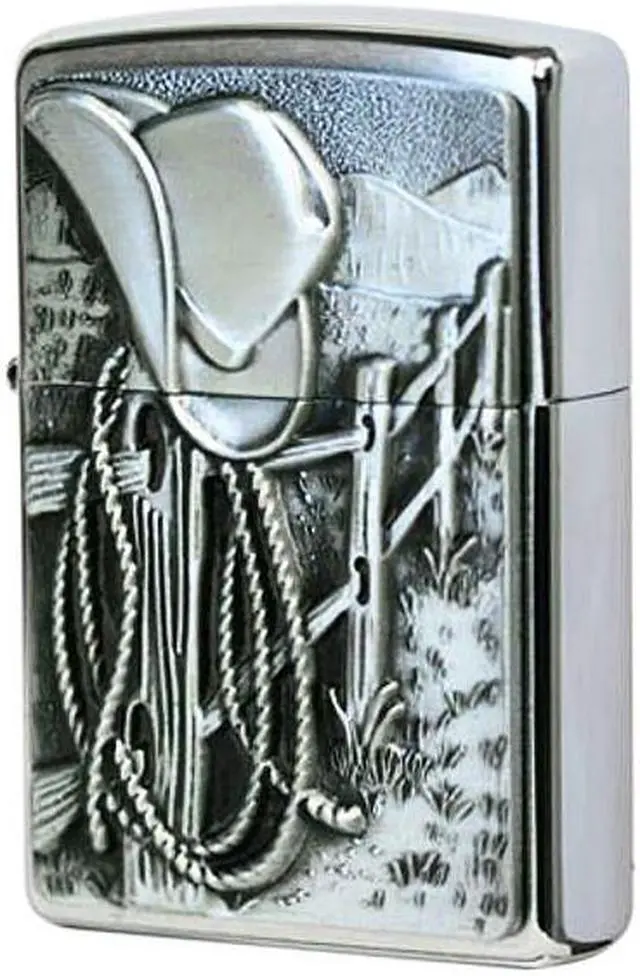 Alt view image 5 of 20 - Zippo ZOZO24879 Lighter Resting Cowboy World Famous Lighters