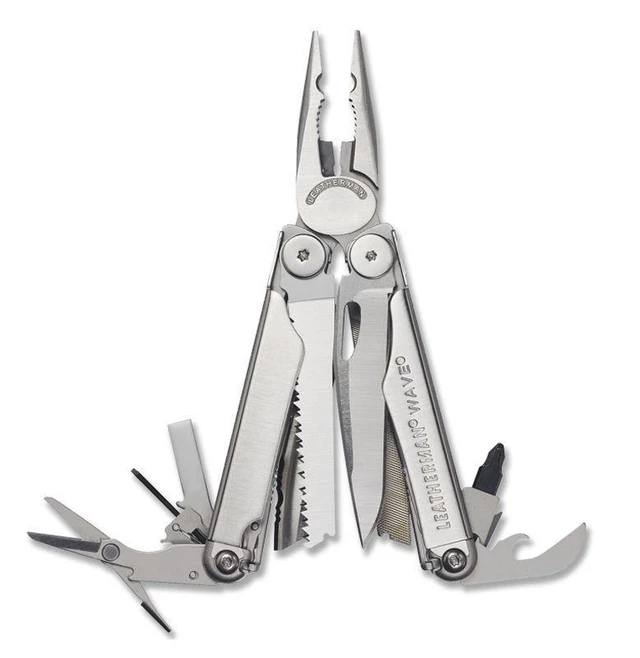 Alt view image 3 of 10 - Leatherman Multi-Tool Wave, Stainless Steel