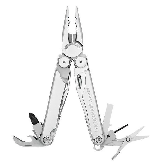 Alt view image 4 of 10 - Leatherman Multi-Tool Wave, Stainless Steel