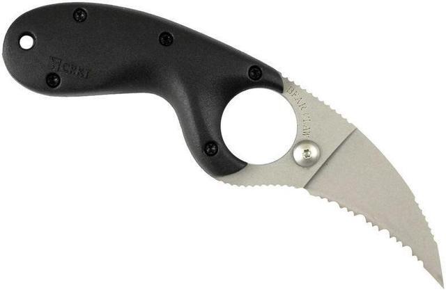 Alt view image 7 of 13 - CRKT 2515 Knives Fixed Knife Matte Finish Zytel Handle Kommer Bear Claw