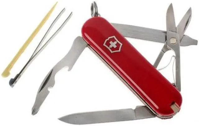 Alt view image 11 of 20 - Victorinox 54031 Folding Knife Compact Series Rambler 2 1/4" Folder Red Handle