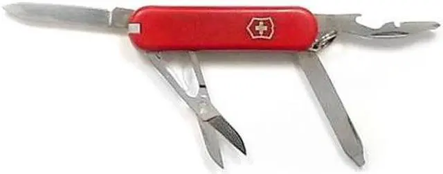 Alt view image 10 of 20 - Victorinox 54031 Folding Knife Compact Series Rambler 2 1/4" Folder Red Handle