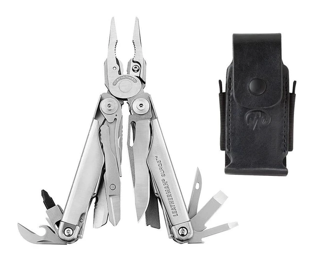 Alt view image 9 of 20 - Leatherman Surge Multi-Tool w/Premium Sheath 830158