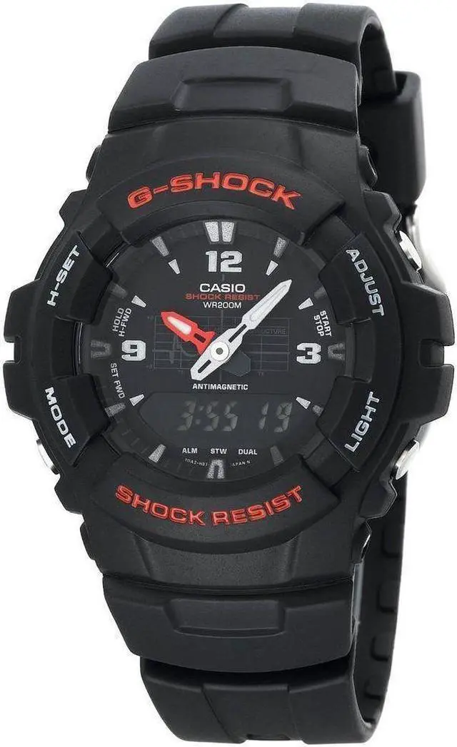 Alt view image 5 of 20 - CASIO G100-1BV G Shock Analog Digital Watch