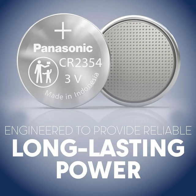 Alt view image 2 of 7 - Panasonic CR2354 3.0 Volt Long Lasting Lithium Coin Cell Batteries in Child Resistant, Standards Based Packaging, 1-Battery Pack