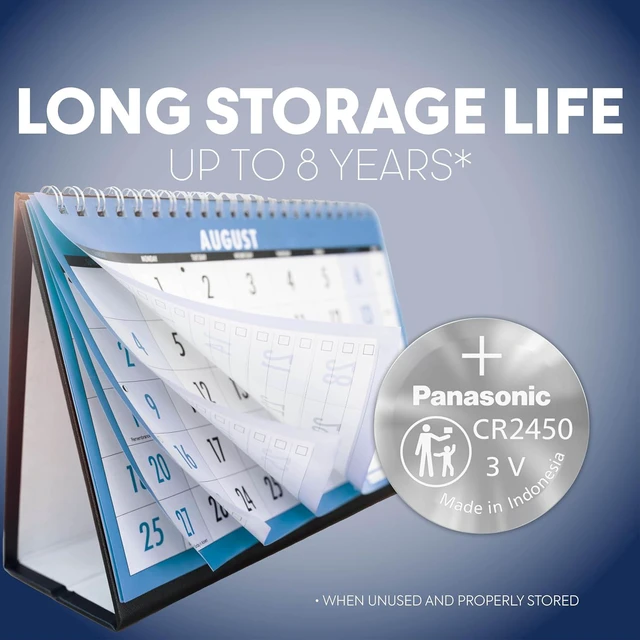 Alt view image 4 of 7 - Panasonic CR2330 3.0 Volt Long Lasting Lithium Coin Cell Batteries in Child Resistant, Standards Based Packaging, 2-Battery Pack