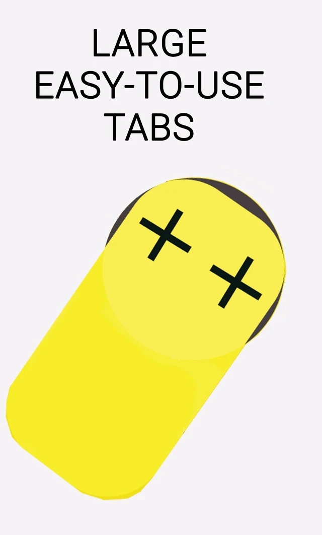 Alt view image 5 of 6 - Hearclear Size 10 PR230 Hearing Aid Batteries Yellow Tab + Keychain (60 Batteries)