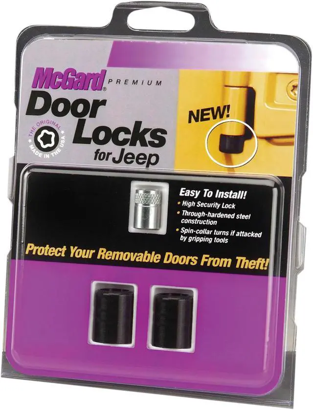 Main image of McGard 76058 Jeep Wrangler 2 Door Lock Set (M6 x 1.0)