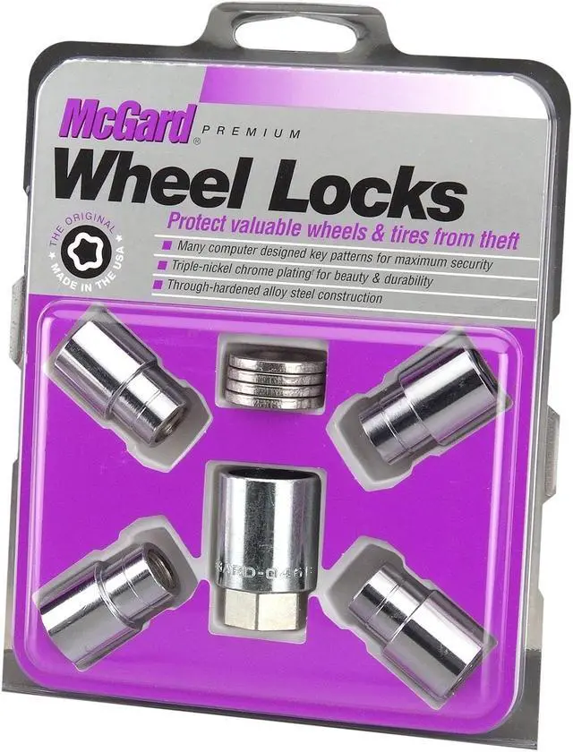 Main image of McGard 21120 Chrome Regular Shank Wheel Lock Set (1/2"-20)
