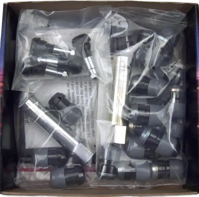 Alt view image 3 of 8 - McGard 65457BK Chrome/Black SplineDrive 4 Lug Wheel Install Kit (M12 x 1.5)