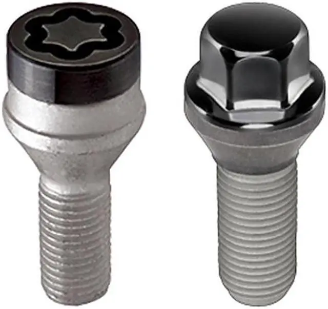 Main image of McGard 67226BK Chrome/Black Cone Seat Lug Bolt Install Kit; 5 Lug (M14x1.25)