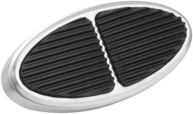 Alt view image 2 of 5 - Lokar BAG-6107 Oval Billet Aluminum Brake Pad