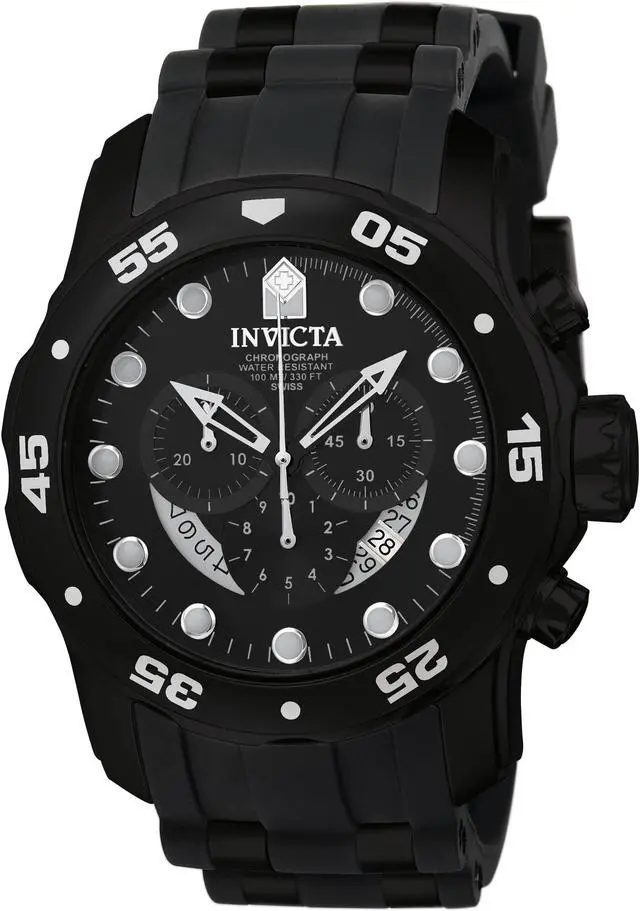 Alt view image 5 of 15 - Invicta Men's Pro Diver 6986  Stainless Steel, Silicone Chronograph  Watch