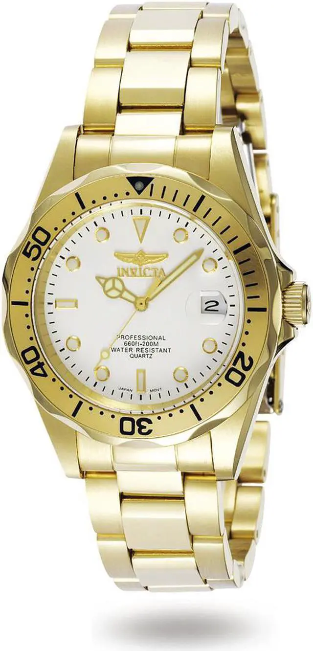Alt view image 3 of 13 - Invicta Men's Pro Diver 23kt Goldplated