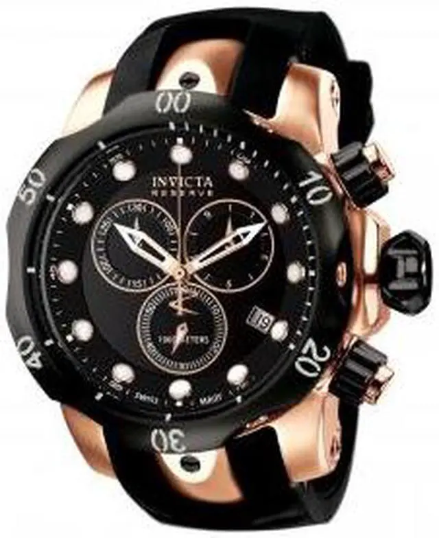 Alt view image 6 of 16 - Invicta 5733 Men's Venom Reserve Chronograph Black Polyurethane And Dial Watch