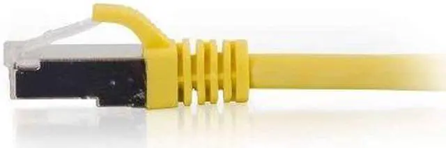 Alt view image 3 of 8 - C2G 00862 Cat6 Cable - Snagless Shielded Ethernet Network Patch Cable, Yellow (4 Feet, 1.21 Meters)
