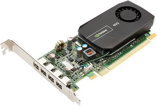 Main image of PNY NVIDIA Quadro NVS 510 2GB GDDR3 4-Mini DisplayPort Low Profile PCI-Express Video Card VCNVS510DVI-PB