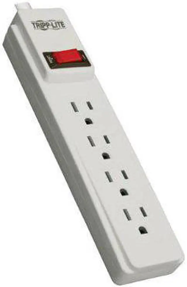 Alt view image 8 of 11 - Tripp Lite Power It! Power Strip with 4 Outlets and 10-ft. Cord