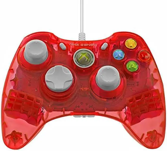 Alt view image 3 of 9 - PDP Rock Candy Controller For Microsoft Xbox 360 - Red