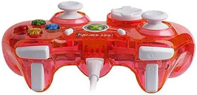 Alt view image 4 of 9 - PDP Rock Candy Controller For Microsoft Xbox 360 - Red