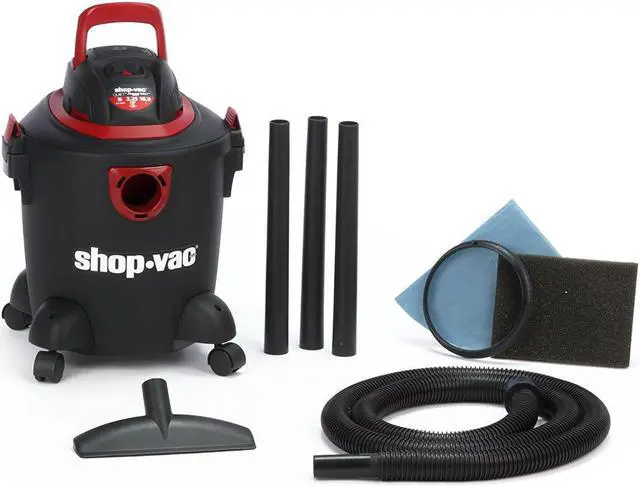 Alt view image 5 of 9 - Shop-Vac 2030500 5 Gallon 2.0 Peak HP Quiet Series Wet/Dry Vacuum