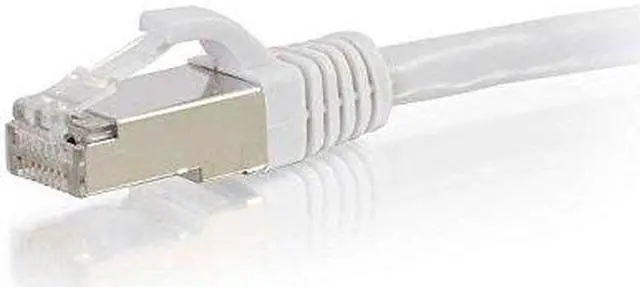 Alt view image 3 of 8 - C2G 3FT CAT6 SNAGLESS SHIELDED (STP) NETWORK PATCH CABLE - WHITE