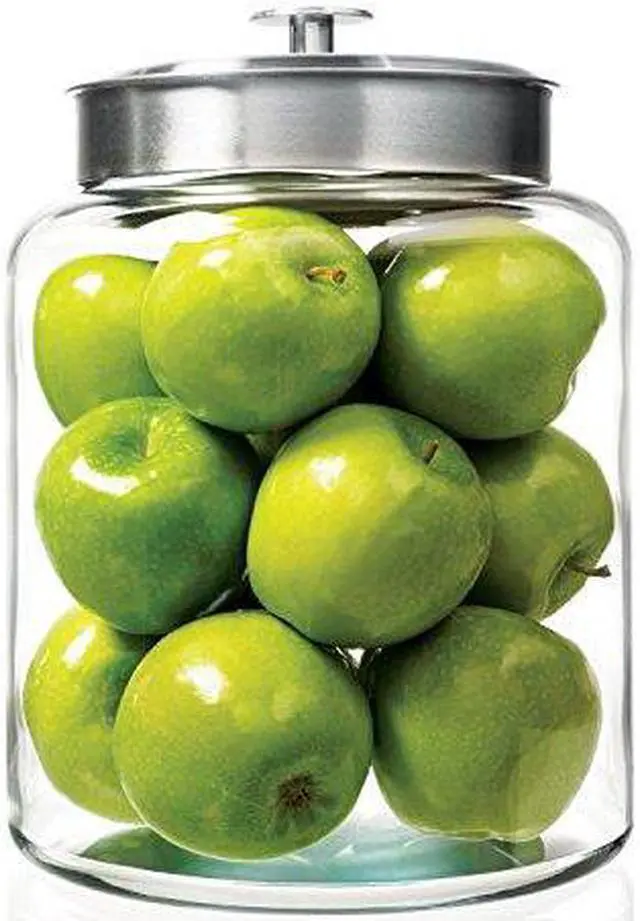 Alt view image 8 of 11 - 2.5 Gallon Montana Jar with Brushed Aluminum Metal Cover. Clear 95507