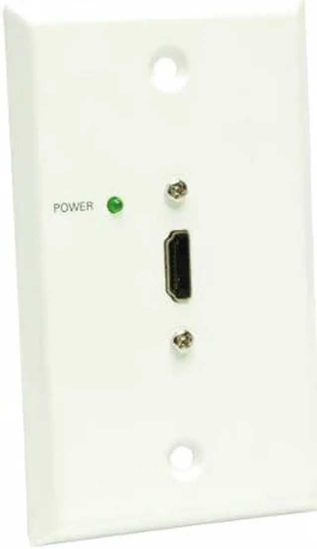 Alt view image 9 of 11 - HDMI OVER CAT5/CAT6 PASSIVE VIDEO EXTENDER REMOTE WALLPLATE TAA GSA