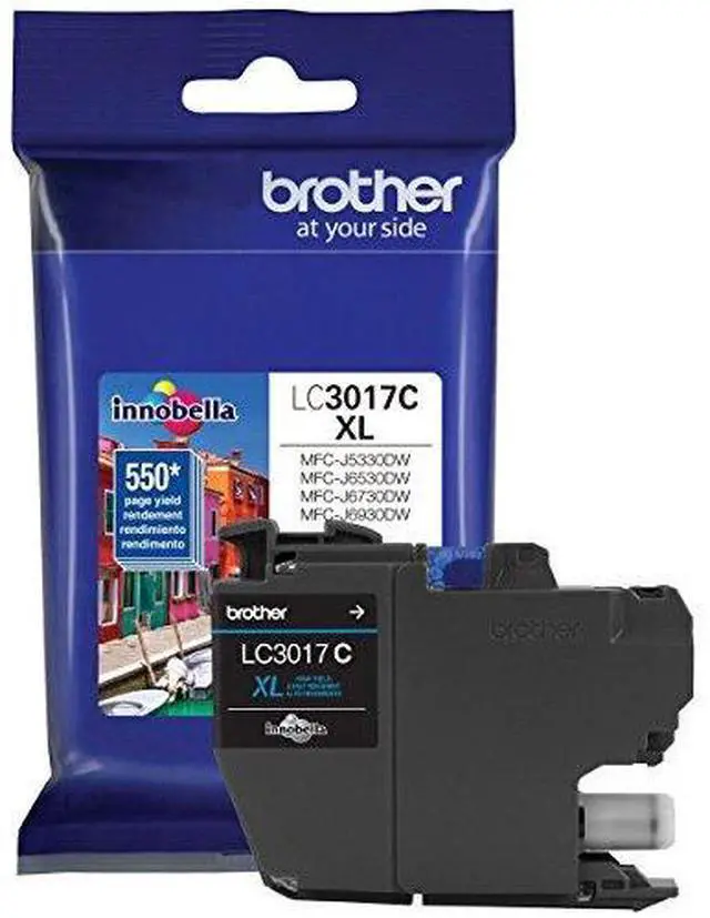 Alt view image 3 of 10 - BROTHER INTERNATIONAL LC3017C High Yield Cyan Ink Cartridge