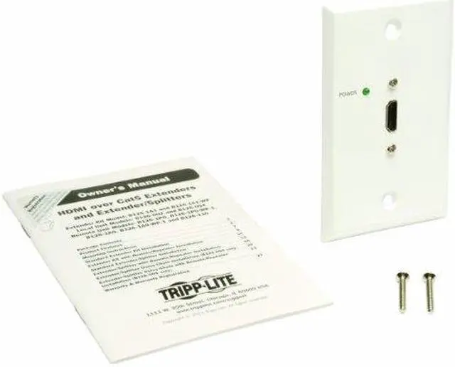 Alt view image 4 of 11 - HDMI OVER CAT5/CAT6 PASSIVE VIDEO EXTENDER REMOTE WALLPLATE TAA GSA