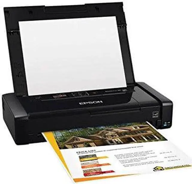 Alt view image 4 of 14 - Epson WorkForce WF-100 Wireless Mobile Inkjet Printer