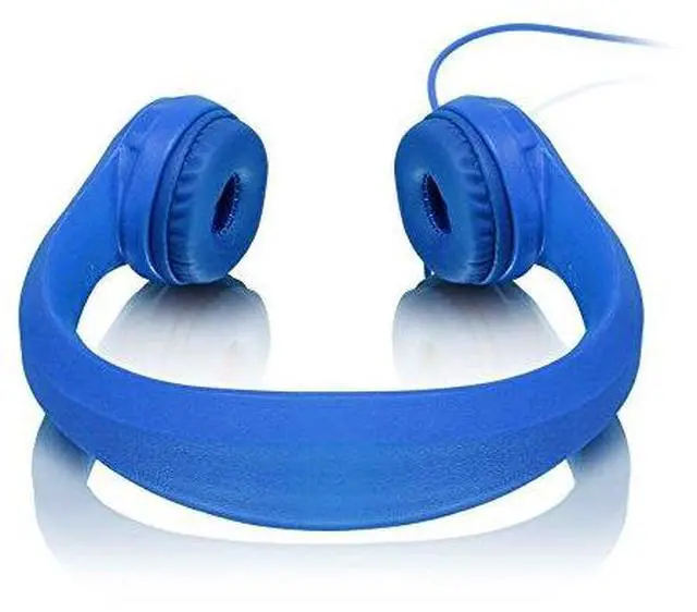 Alt view image 7 of 20 - Aluratek AKH01FB Volume-Limiting Wired Foam Headphones - Blue