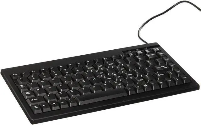 Alt view image 5 of 10 - SolidTek KB-595BU Solidtek Mini 88 Keys POS Keyboard Black USB KB-595BU - USB - 88 Key - PC - QWERTY