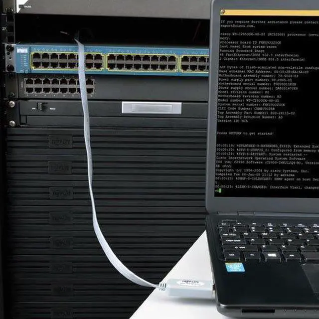 Alt view image 3 of 20 - Tripp Lite USB to RJ45 Cisco Serial Rollover Cable, USB Type-A to RJ45 M/M, 6 ft.