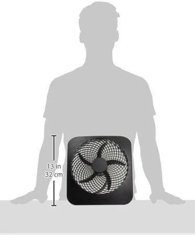 Alt view image 2 of 13 - O2 Cool FD10002A O2 Cool FD10002A Portable Fan - 10" Diameter - 2 Speed - Carrying Handle, Adjustable Tilt Head, Foldable - White, Gray