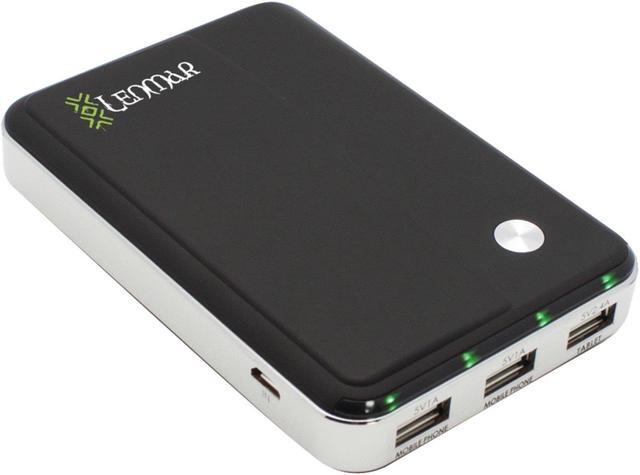 Alt view image 6 of 11 - Lenmar Helix 11000mAh Portable External Power Bank for Up to 3 Devices
