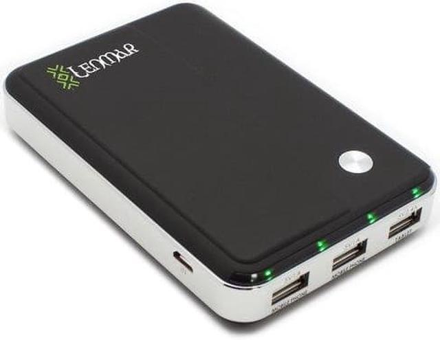Alt view image 10 of 11 - Lenmar Helix 11000mAh Portable External Power Bank for Up to 3 Devices