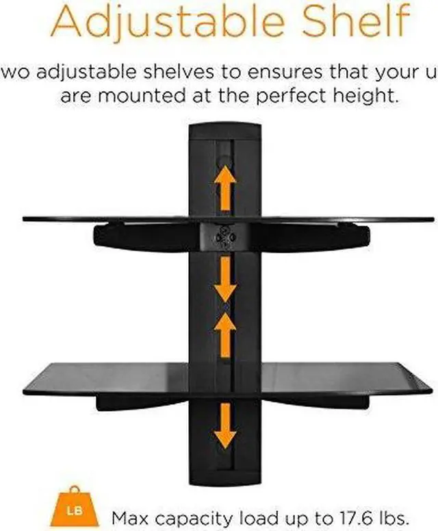 Alt view image 8 of 17 - Ematic EMD212 DVD Player 2 Shelf Mount