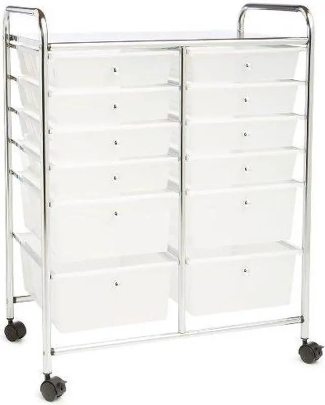 Alt view image 11 of 14 - Honey-Can-Do CRT-0168312 Drawer Rolling Cart