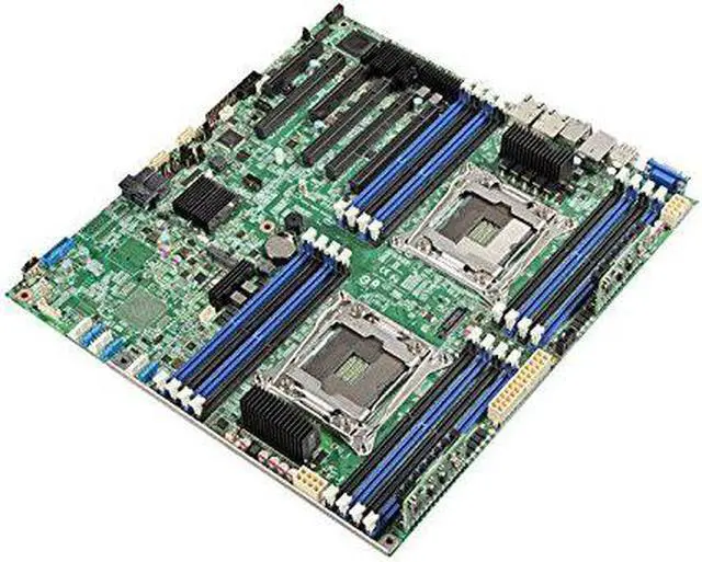 Alt view image 11 of 16 - Intel S2600CWTR Server Motherboard - Intel Chipset - Socket LGA 2011-v3 - SSI EEB - 2 x Processor Support - 1 TB DDR4 SDRAM Maximum RAM - 2.13 GHz, 1.87 GHz, 1.60 GHz Memory Speed Supported - DIMM, RD