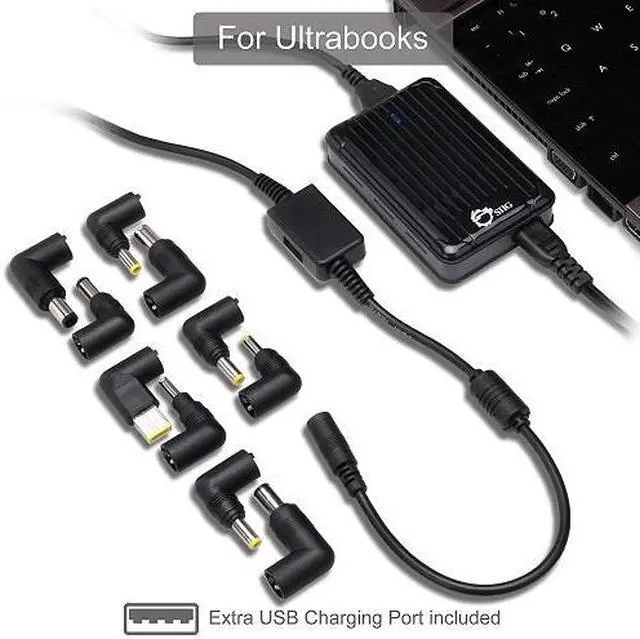 Main image of SIIG Ultra-Compact Universal Laptop Power Adapter - 90W
