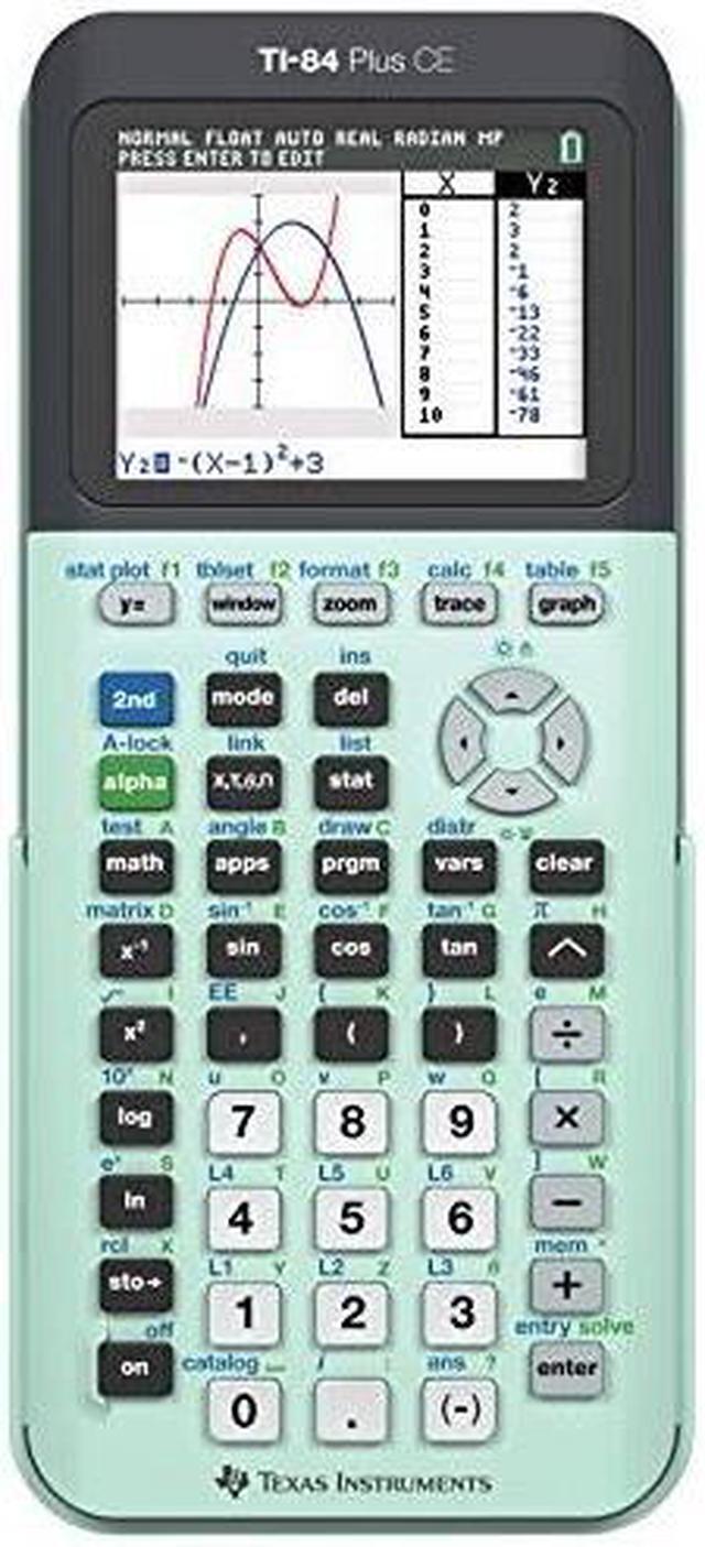 Alt view image 3 of 12 - Texas Instruments TI-84 Plus CE Graphing Calculator - Mint