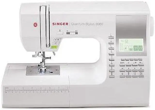 Alt view image 5 of 13 - Singer 9960 Quantum Stylist 600 Stitch Computerized Sewing Machine with Extension Table