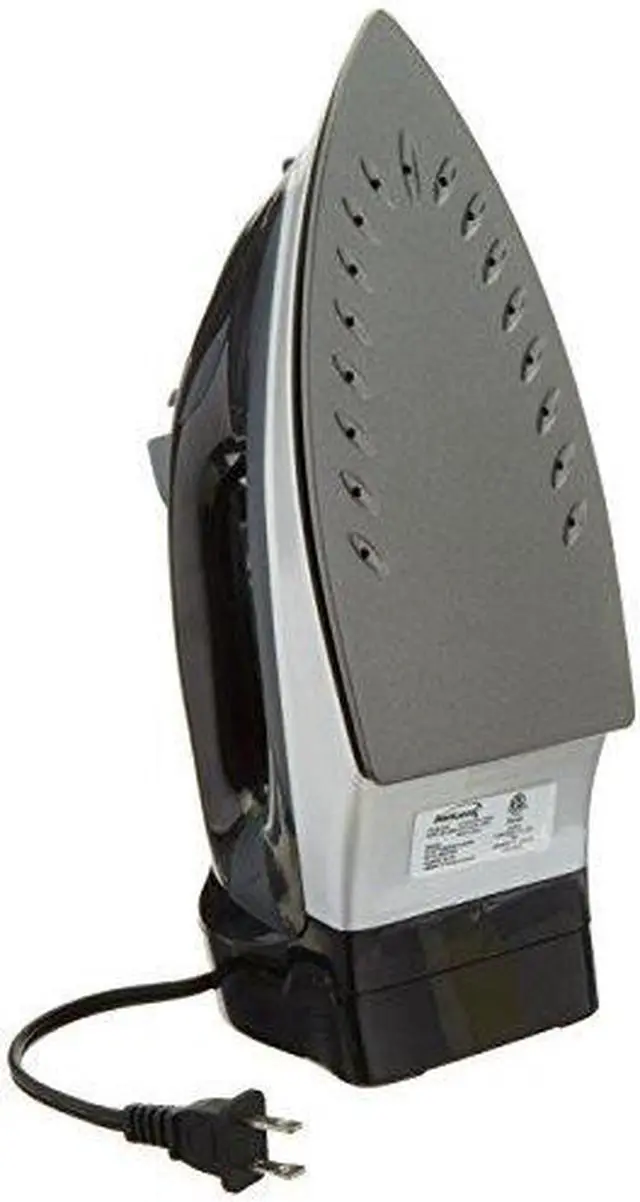 Alt view image 3 of 18 - Brentwood Appliances MPI-59B Power Nonstick Steam Iron with Retractable Cord, Black