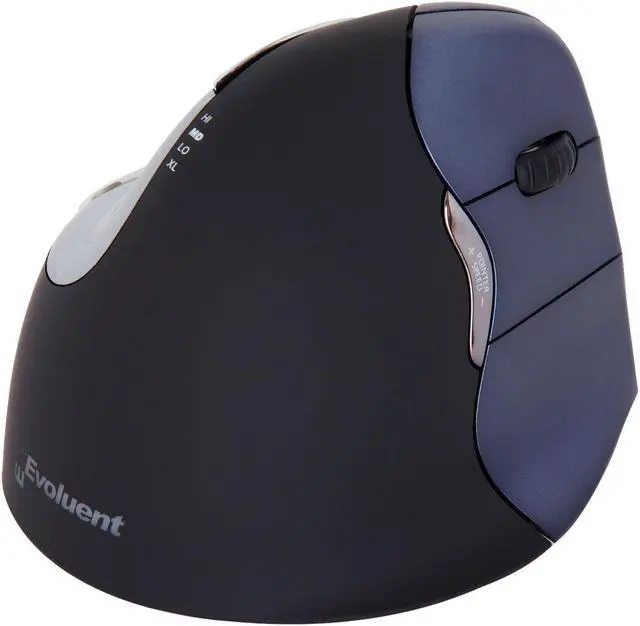 Alt view image 4 of 20 - Evoluent - VM4RW - Evoluent Verticalmouse Right Handed Wireless - Optical - Wireless - Radio Frequency - 2.40 GHz - USB