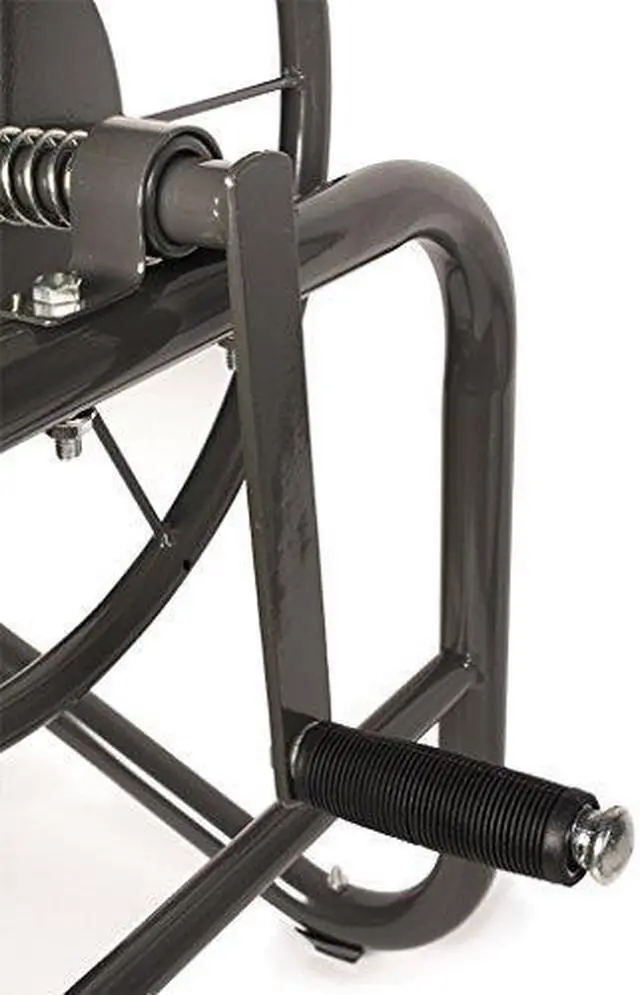 Alt view image 7 of 20 - Liberty Garden 880 Two Wheel Hose Cart - 2 Casters - 24" Width x 36.8" Depth x 38.8" Height - Steel Frame - Bronze