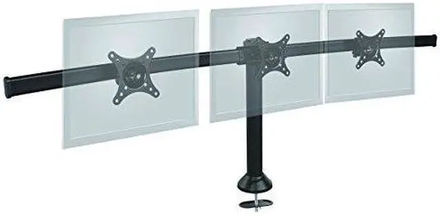 Alt view image 4 of 13 - Siig Triple Monitor Desk Stand - 13" To 27"