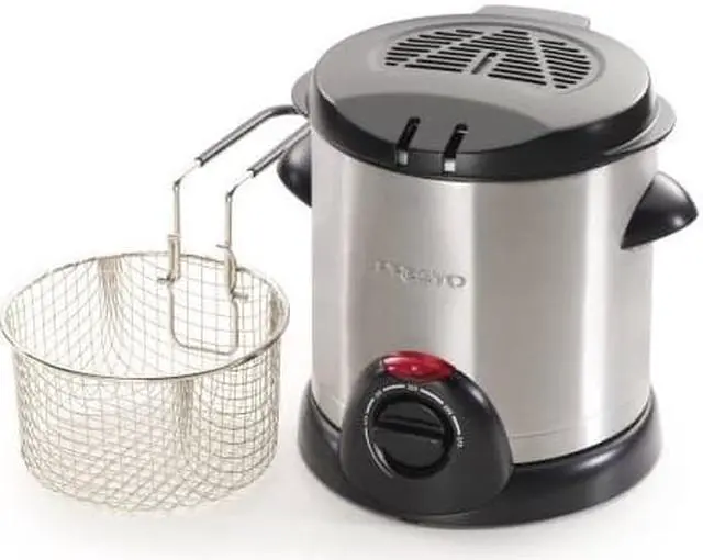 Alt view image 7 of 18 - Presto 05470 Electric Deep Fryer, Stainless Steel